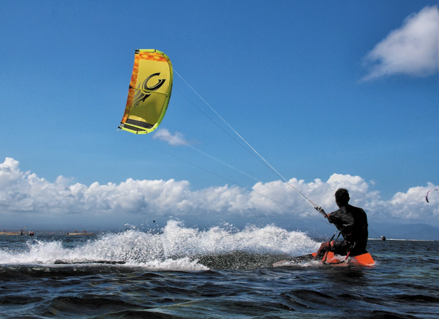 kitesurfing