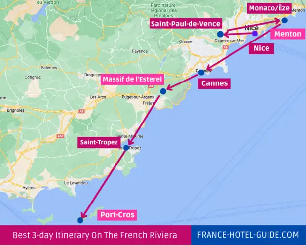 The Best 3-Day Itinerary for a Visit to the French Riviera