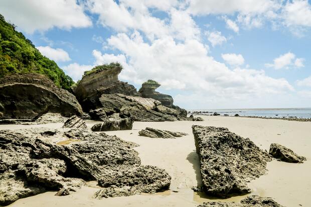 A beach in Mayotte