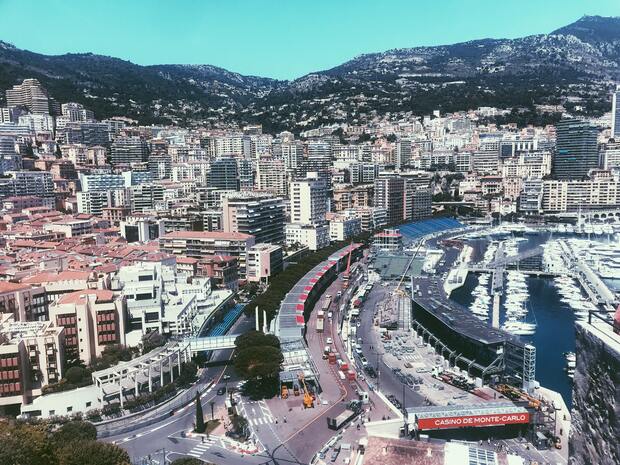 A beautiful view of Monaco
