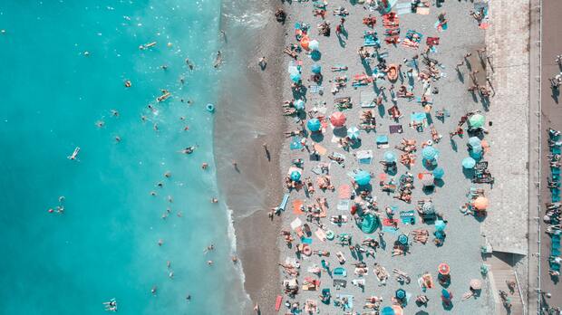 The Beach in Nice