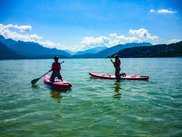 Stand up paddle in Annecy