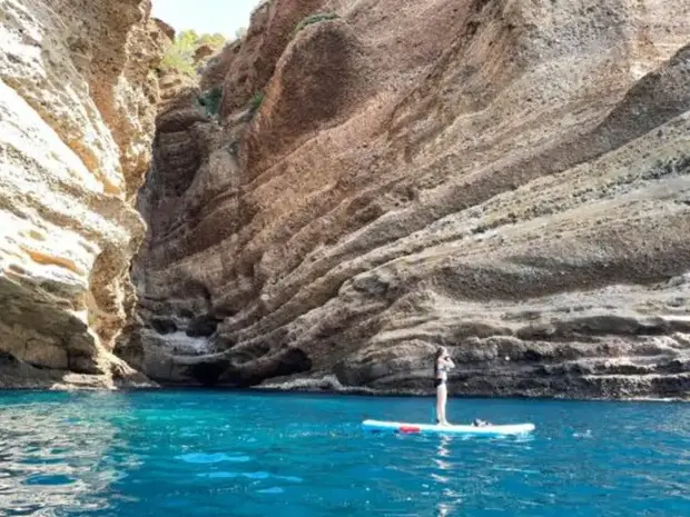 Paddleboarding in the Calanques