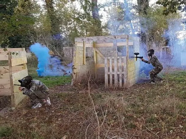 Paintball with friends