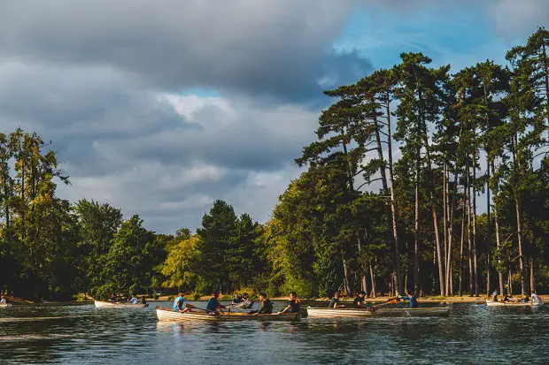 people in Kayaks on a river