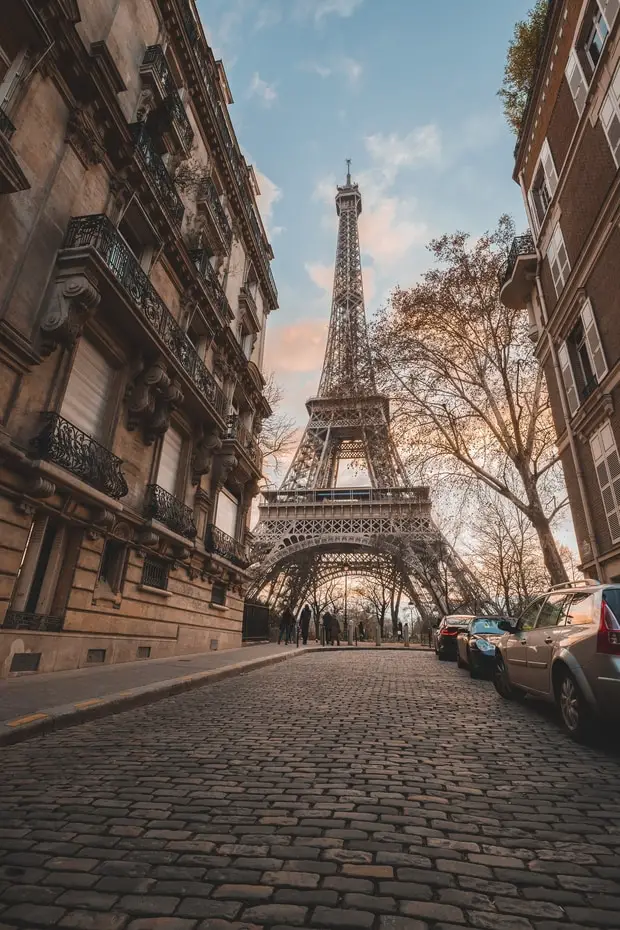 A view on the Eiffel Tower