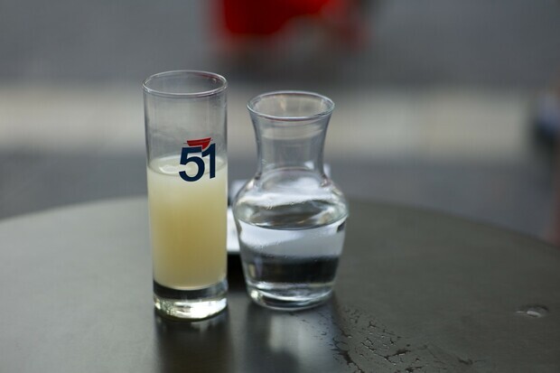 Pastis drink 