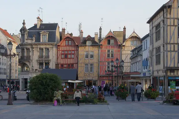 Troyes city center