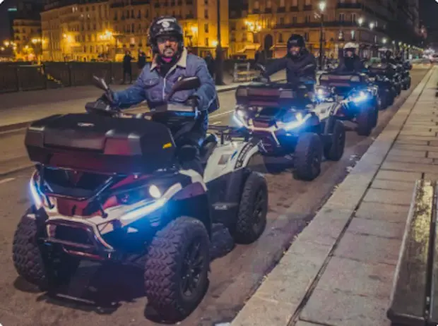 ATV ride by night