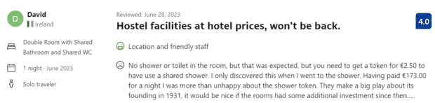 Quality-price ratio