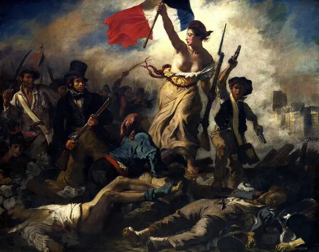 Painting about the French Uprising