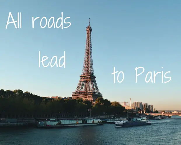 all roads lead to paris