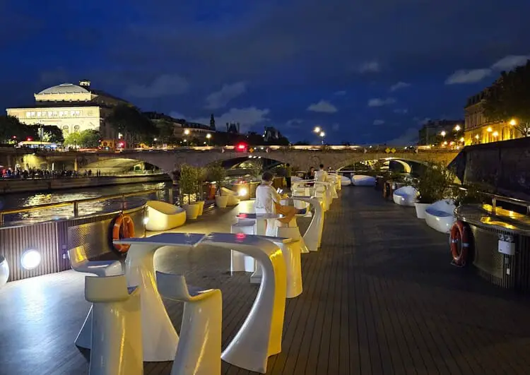 Rooftop by night