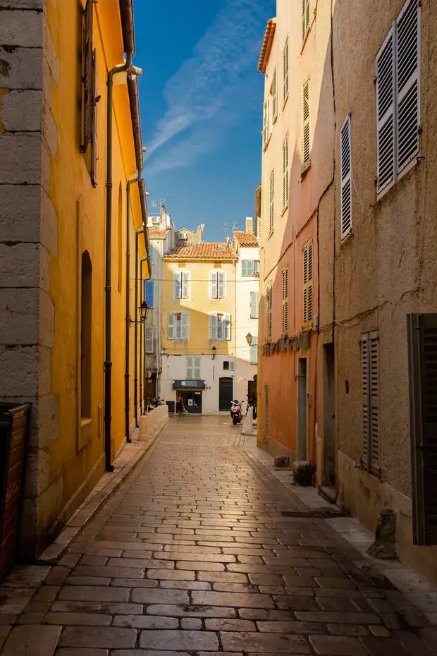A street in Saint Tropez