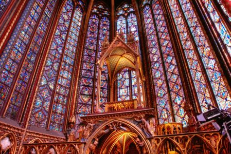 stained glass windows of the Sainte-Chapelle