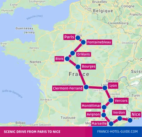 paris to nice travel time