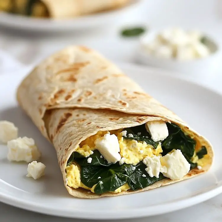 spinach feta wrap