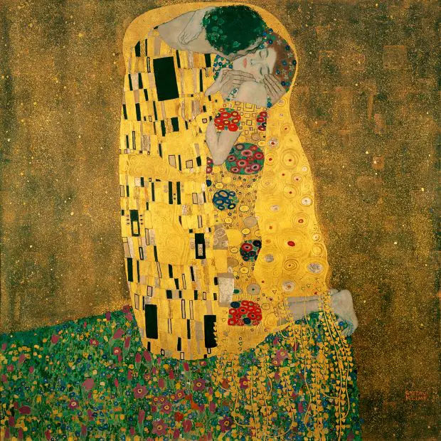 The Kiss by Gustav Klimt