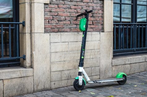 Electric scooters in Paris