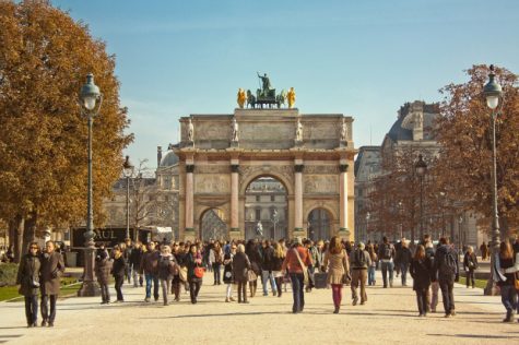 the tuileries garden in october