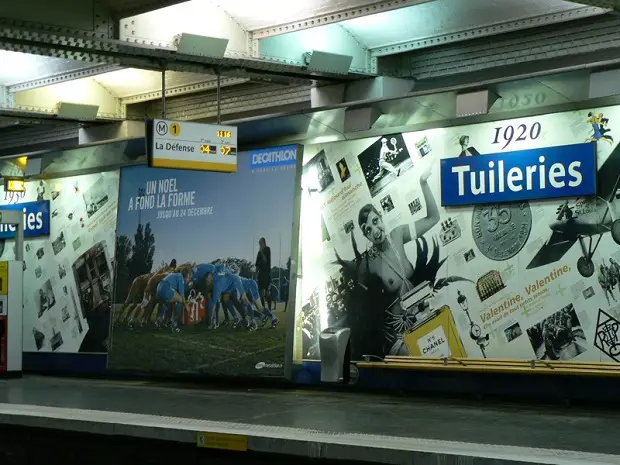 Tuileries metro station