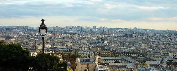 vue de la butte de Montmartre