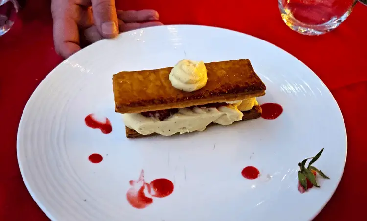 White chocolate mousse