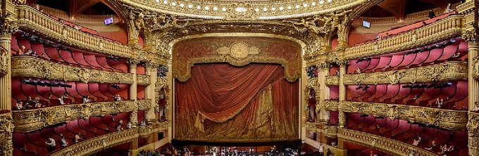 Intérieur de l'opéra Garnier