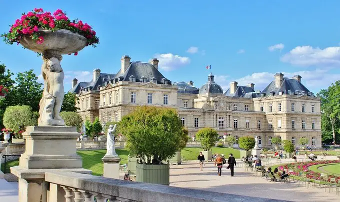 Garten und Palais des Jardin du Luxembourg