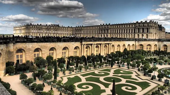 El castillo de Versalles y el parque