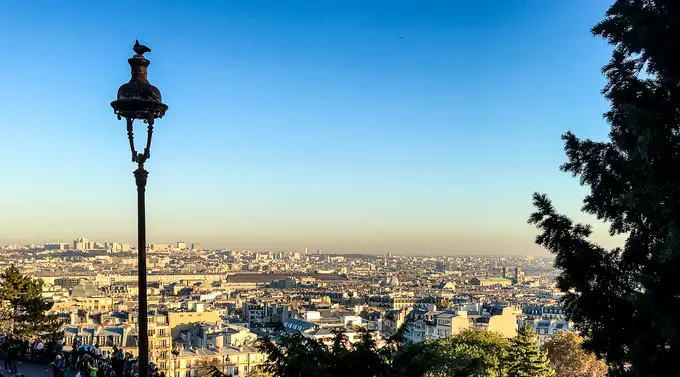 Vista a Paris desde Montmartre