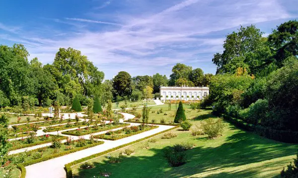 Orangerie und Gärten des Parc de Bagatelle
