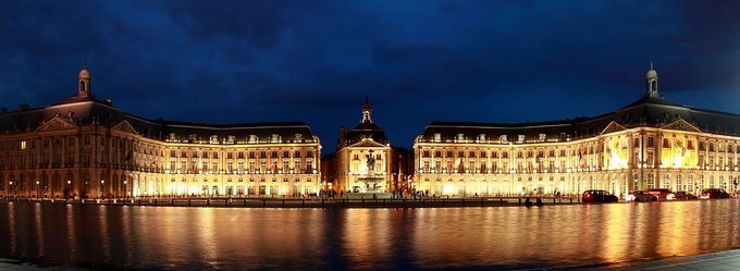 Bordeaux di notte