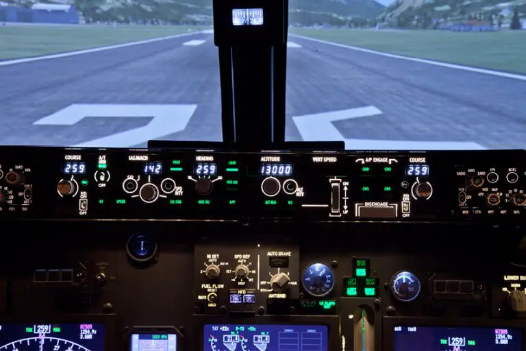 Flugsimulator einer Boeing 737