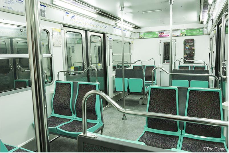 Le décor ultra-réaliste d'une rame de métro