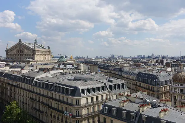 Paris Printemps Haussmann Opéra Garnier vue