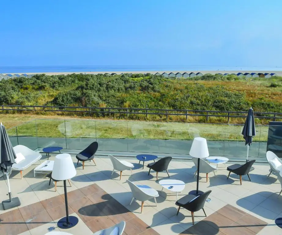 Thalasso Ouistreham/terrasse vue mer