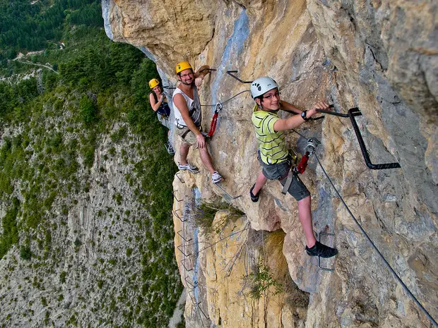 via ferrata Alpes