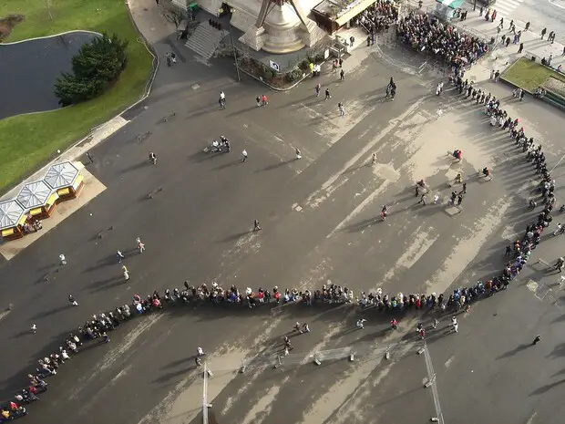 combien de marche 2 etage tour eiffel