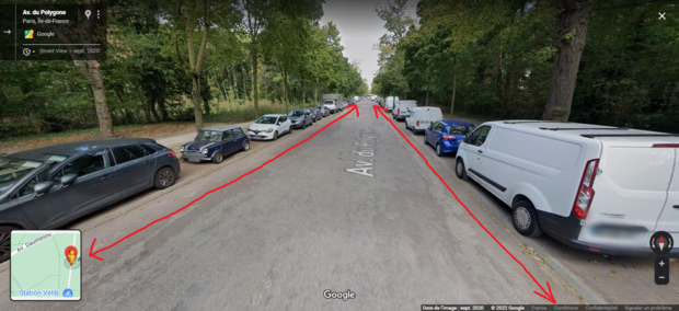 Parking gratuit Avenue du Polygone