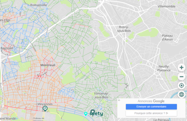 Carte de Fontenay sur Seety