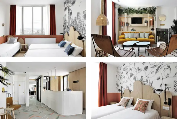 Caulaincourt Montmartre chambre salon réception