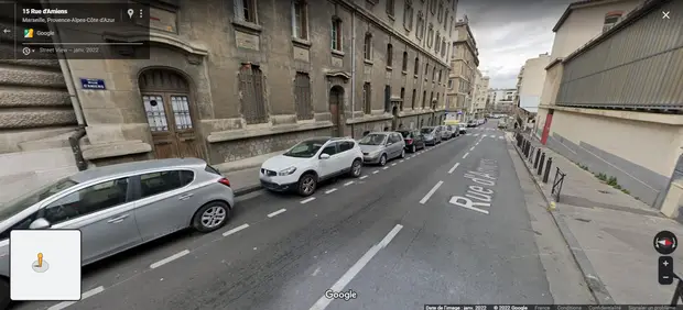Parking gratuit Rue d'Amiens