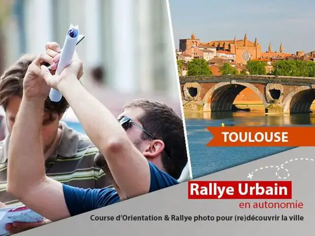 Rallye urbain dans le centre ville de Toulouse