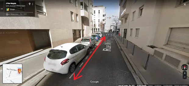 Parking privé Rue Meynis