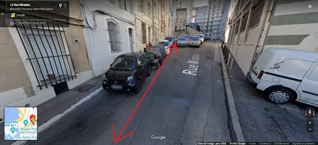 Parking gratuit Rue Miradou