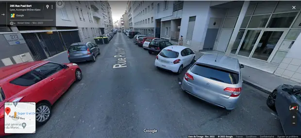 Parking gratuit Rue Paul Bert