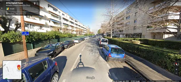 Parking gratuit Rue Raphael Ponson