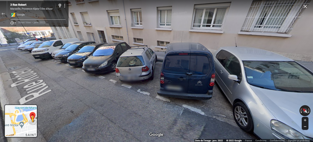 Parking gratuit Rue Robert