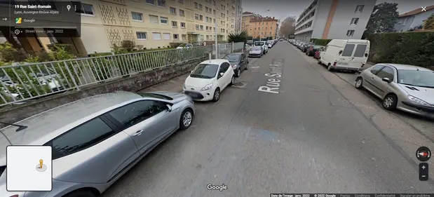 Parking gratuit Rue Saint Romain